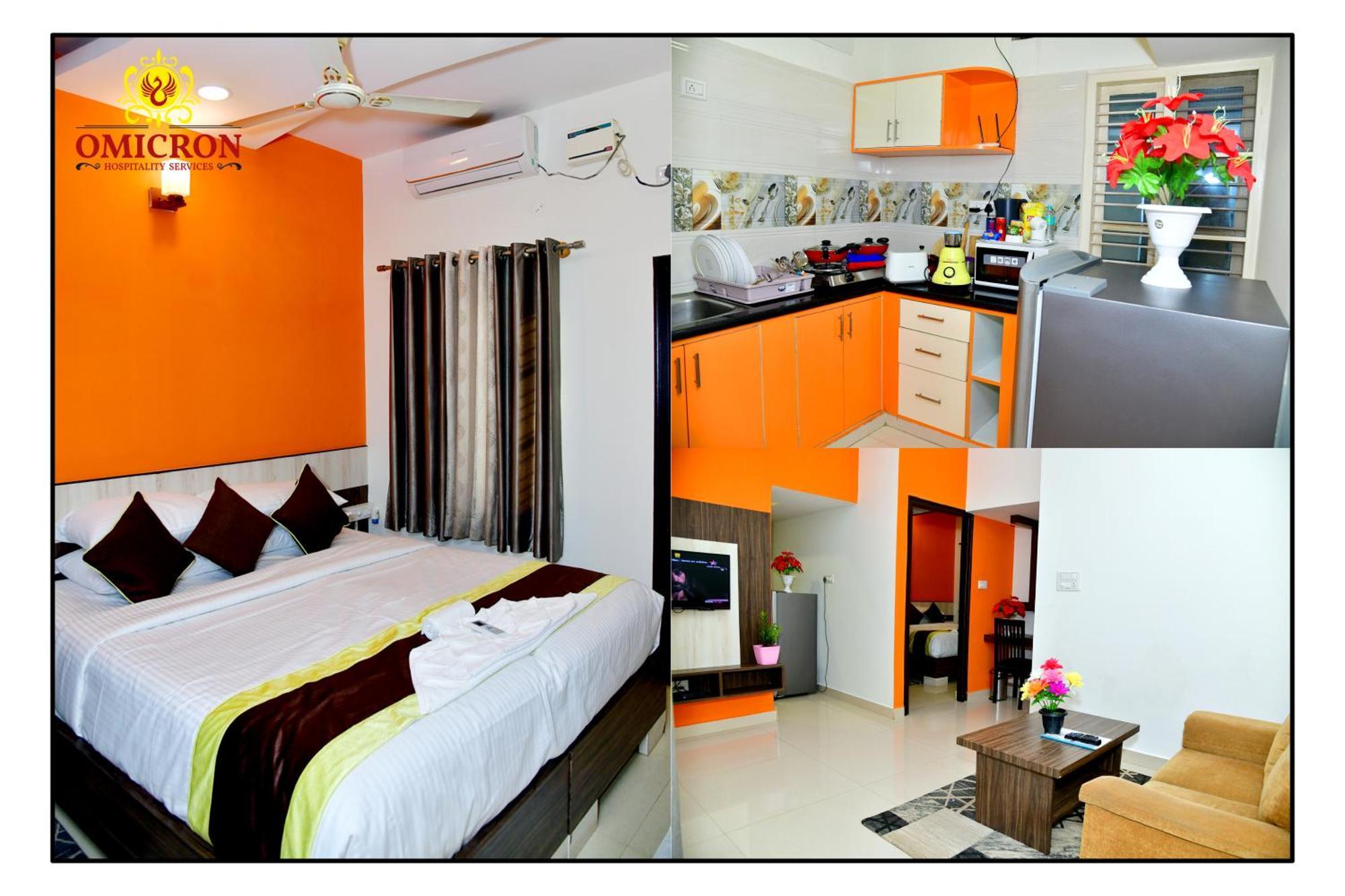 Hotel Omicron 1 Bhk Studio Room Bengaluru Zewnętrze zdjęcie